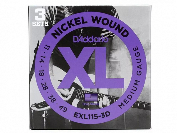 ENC GUITARRA D ADDARIO 011 EXL 115 