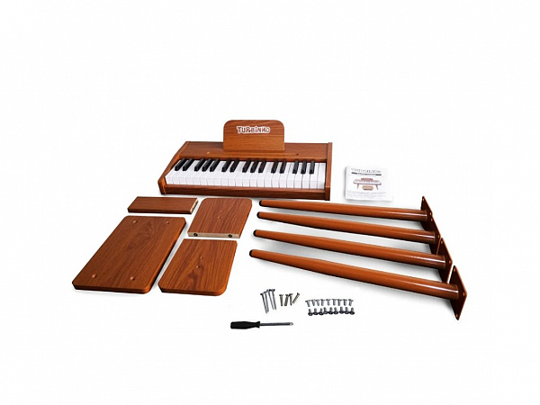PIANO ELETRICO TURBO INFANTIL 37  TECLAS MADEIRA
