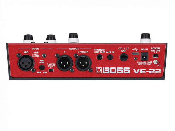 PROCESSADOR BOSS DE VOZ  VOCAL PERFOMER PREAMP VE 22