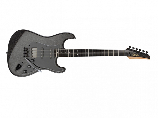 GUITARRA SEIZI FUN KATANA MUSASHI HSS ALL BLACK SPARKLE C/ BAG