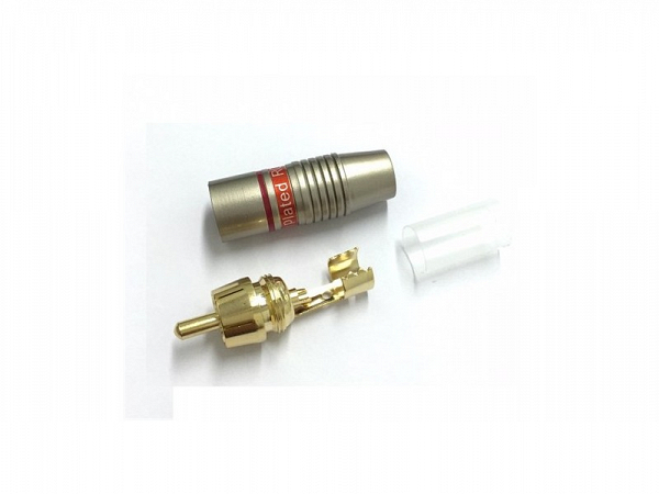 PLUG ALLCOM RCA DOURADO