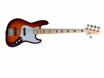 BAIXO WALDMAN JAZZ BASS 5C GJJ 205X TS TOBACCO SUNBURST
