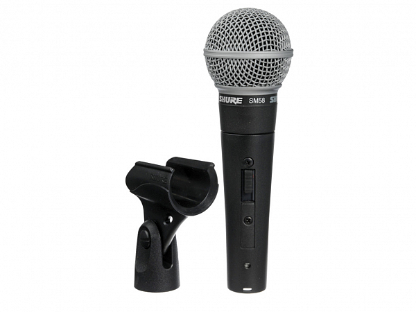 MICROFONE SHURE SM 58S C/ CHAVE