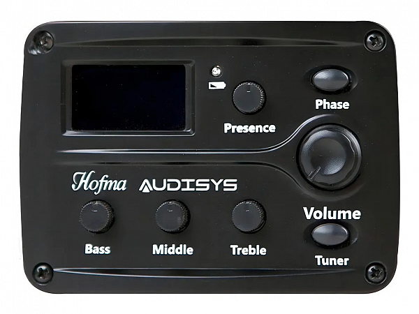 VIOLAO HOFMA NYLON ELETRICO HMC 227 7 CORDAS NATURAL - CLASSICO