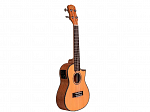 UKULELE MALIBU CONCERT ELET CEDRO FOSCO 23SCM E C/CAPA