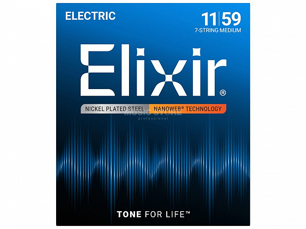 ENC GUITARRA ELIXIR 011 7C NANOWEB