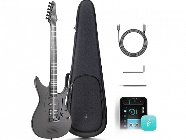 GUITARRA SEIZI INTELIGENTE SMART INSPIRE BLACK C/ BAG