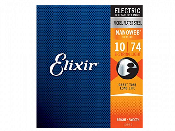 ENC GUITARRA ELIXIR 010 8 CORDAS NANOWEB