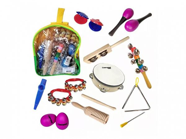 LIVERPOOL KIT BANDINHA INFANTIL - 10 INSTRUMENTOS