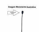 ESPUMA ARTIKA MICROFONE LAPELA E HEADSET GOOSENECK 50 X 31 X 06MM AK 011 - PAR