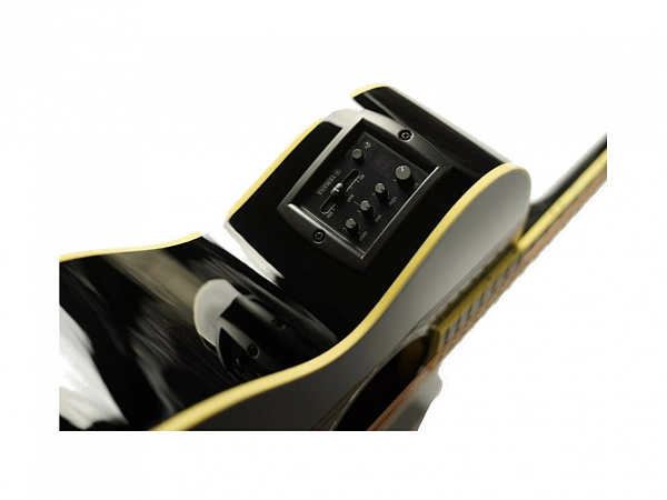 VIOLAO YAMAHA AÇO ELETRICO JUMBO CPX 600 BL