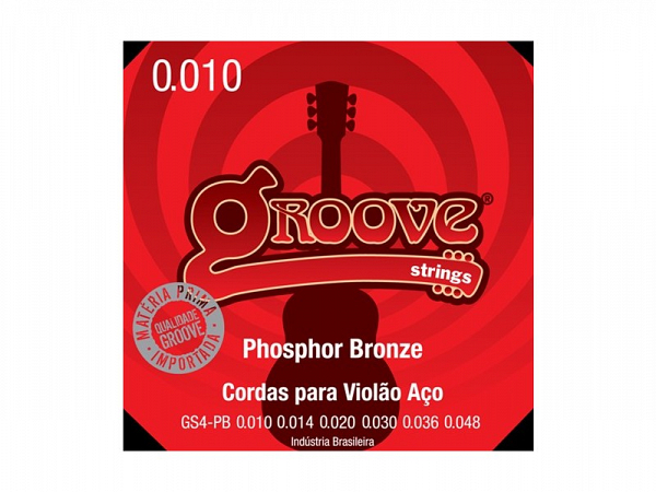 ENC VIOLAO ACO GROOVE 010 GS4B