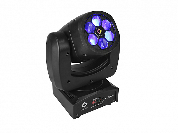 MOVING BEAM LED LIGHT LL-BEE 60 6X10W EFFECT RGBW