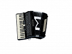 ACORDEON MICHAEL 80 BAIXOS ACM8007 SPB BK