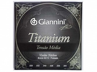 ENC GIANNINI VIOLAO NYLON GENWTM TITANIUM MEDIA
