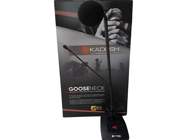MICROFONE KADOSH GOOSENECK KG 760CB - 60cm C/ BASE