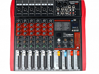 MESA SOUNDVOICE 6 CANAIS MR602 RUBI - INTERFACE