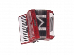 ACORDEON MICHAEL 80 BAIXOS 7 REG PRD RED