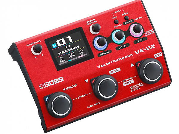 PROCESSADOR BOSS DE VOZ  VOCAL PERFOMER PREAMP VE 22