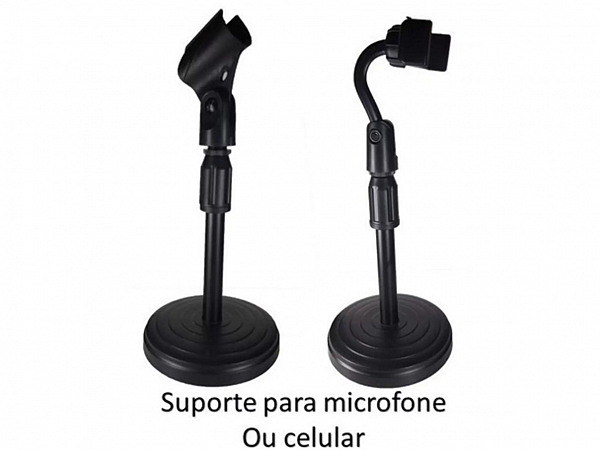 PEDESTAL P/ CELULAR E MICROFONE SMART SM 82