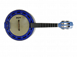 BANJO ROZINI COLOR LUXO RJ13 ELETRICO BRANCO E AZUL TURQUESA