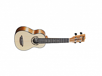 UKULELE AKAHAI RONSANI AKS-21 ACUSTICO SOPRANO SPRUCE TATOO