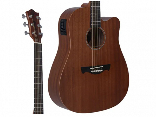 VIOLAO TAGIMA KANSAS MAHOGANY NATURAL MAHOGANY SATIN