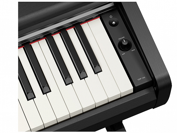 PIANO YAMAHA DIGITAL  YDP 146 B PRETO ACETINADO