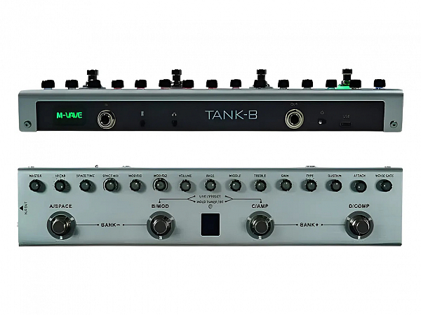 PEDALEIRA M-VAVE BAIXO CUVAVE TANK-B CINZA