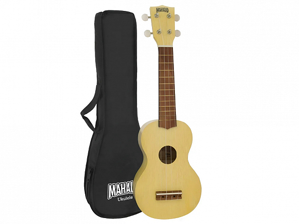 UKULELE MAHALO SOPRANO MK1TBS AMARELO MANTEIGA C/ CAPA