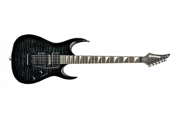 GUITARRA WALDMAN SUPER STRATO WIGR320QX NB NATURAL BURST