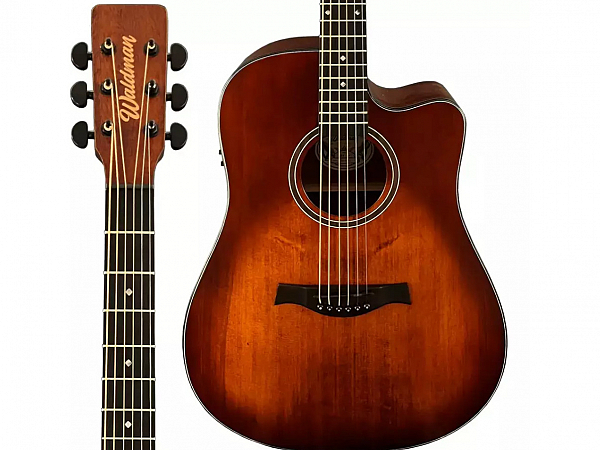 VIOLAO WALDMAN AÇO ELETRICO DCEX 1041 AMB AMBER - FOLK C/ BAG