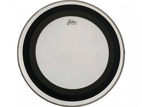 PELE ZELLMER 18 TRANSPARENTE BUMBO SONIC BOOM C/ ABAFADOR AJUSTAVEL
