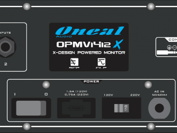 MONITOR ONEAL AMPLIFICADO OPMV 1412X PT - 120WTS