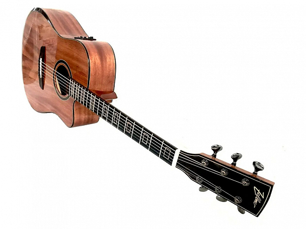 VIOLAO ZELLMER AÇO FOLK ELETRICO PROVENANCE SOLIDO MAHOGANY BRILHANTE