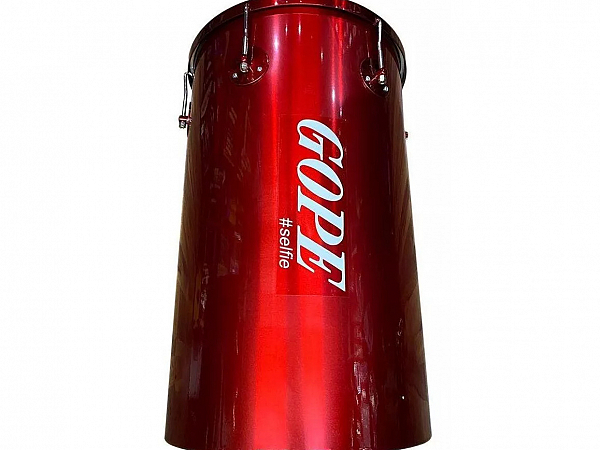 TANTAM GOPE 14 ALUMINIO SELFIE CEREJA PELE NAPA PRETA