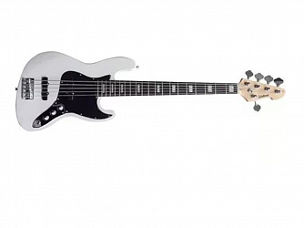 BAIXO WALDMAN JAZZ BASS 5C GJJ 205X WH BRANCO