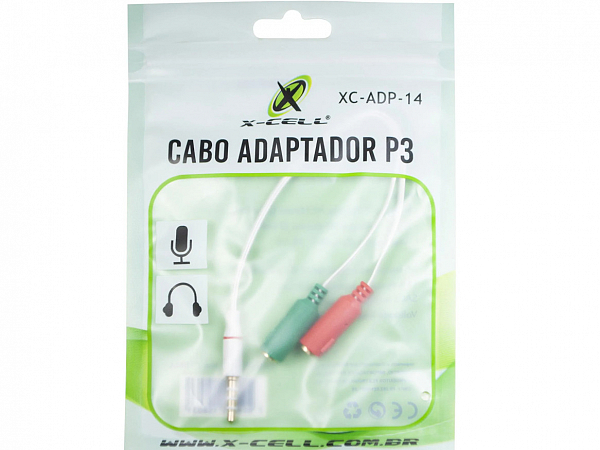 CABO X-CELL ADAPTADOR  2P2F X 1P3M