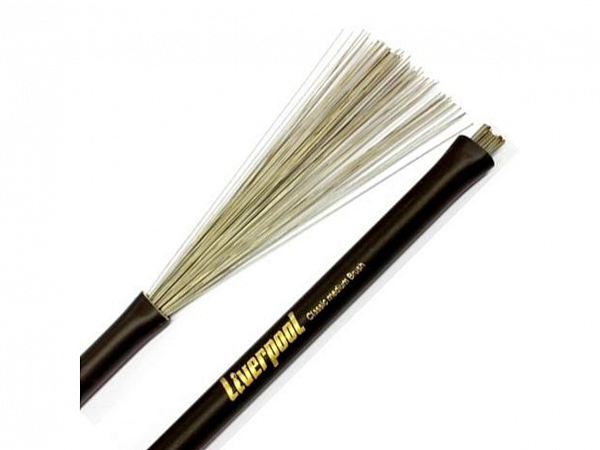BAQUETA VASSOURINHA LIVERPOOL MEDIUM BRUSH VA 183 ACO - PAR