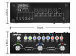 PEDAL EFEITO M-VAVE CUVAVE CUBE BABY PRETO VD612