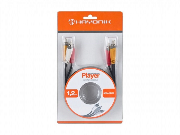 CABO HAYONIK PLAYER 3RCA3 1.2MT