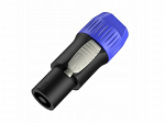 PLUG ROXTONE SPEAKON LINHA RP031 4P PRETO/AZUL