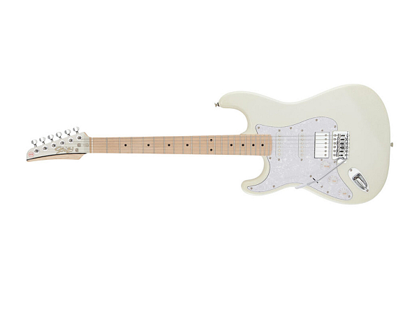 GUITARRA SEIZI FUN KATANA MUSASHI HSS LEFTY - MP - SNOW WHITE SPARKLE
