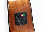 VIOLAO ZELLMER AÇO FOLK ELETRICO PROVENANCE SOLIDO MAHOGANY BRILHANTE