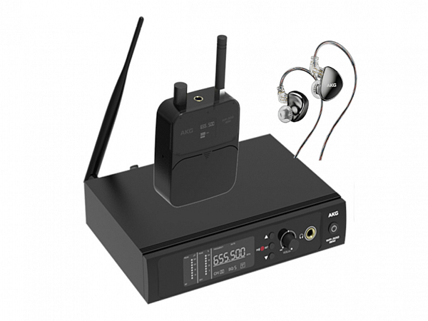SISTEMA SEM FIO AKG IN EAR AKG WP300 IEM C/ 1 BODYPACK