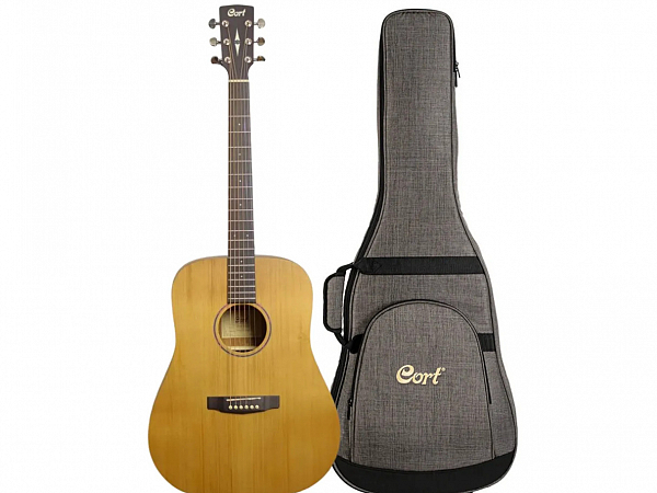 VIOLAO CORT AÇO ELETRICO CEDAR GRAND F BW NATURAL OPEN PORE C/ BAG - FOLK