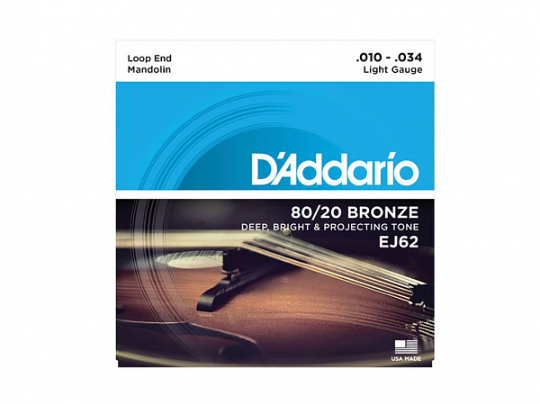 ENC BANDOLIM D ADDARIO EJ62 80/20