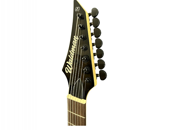 GUITARRA WALDMAN 7 CORDAS SUPER STRATO WIG527 TBK TRANSPARENT BLACK