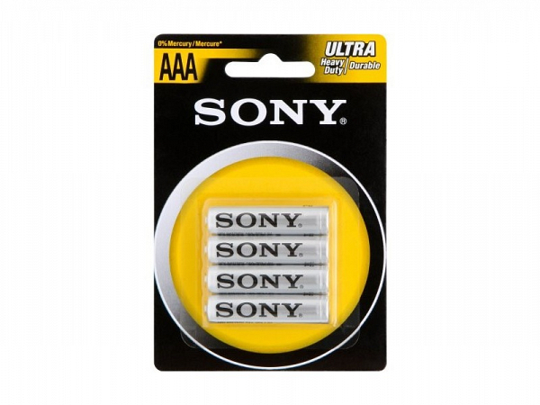 PILHA SONY R03 NUB4A AAA ZINCO