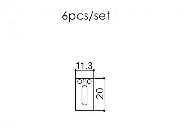 SADDLE P/TREMOLO GOTOH S-102 CBK C/6